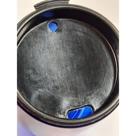 Elvis Artist Of The Century Cobalt Blue Travel Mug LN/NEW Condition Vintage 1999 - Picture 8 of 8